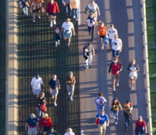 2007 Labor Day Mackinac Bridge Walk Run Swim