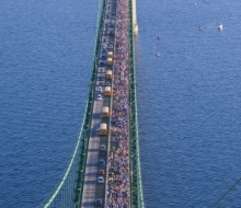 2007 Labor Day Mackinac Bridge Walk Run Swim