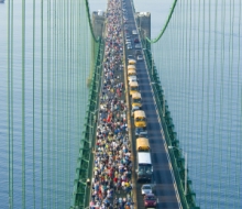 2009 Mackinac Bridge Labor Day Walk.