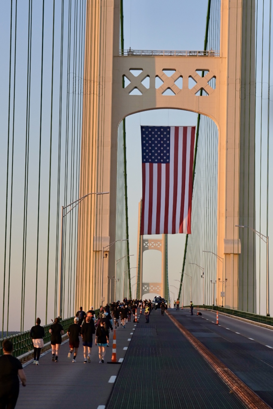 American flag - MDOT photo